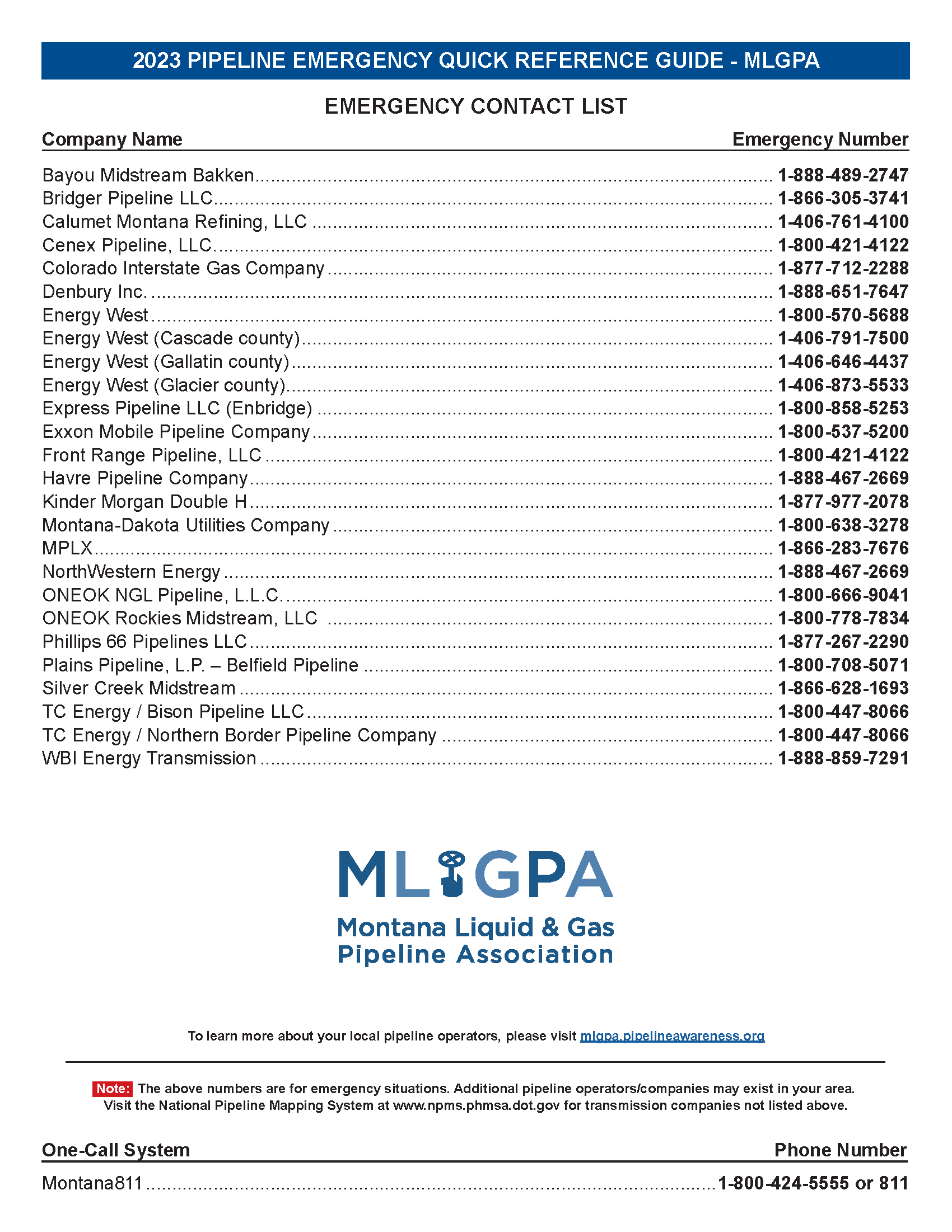 Download the 2023 MLGPA Quick Reference Guide